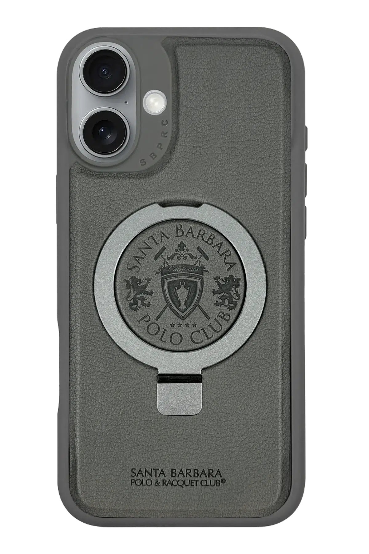 Santa Barbara Polo Racquet Club Apple iPhone 17 Primo Magsafe Stand Kapak - Titan Gri