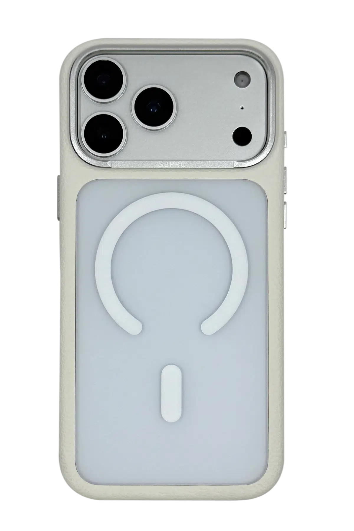 Santa Barbara Polo Racquet Club Apple iPhone 17 Pro Grant Magsafe Kapak - Beyaz