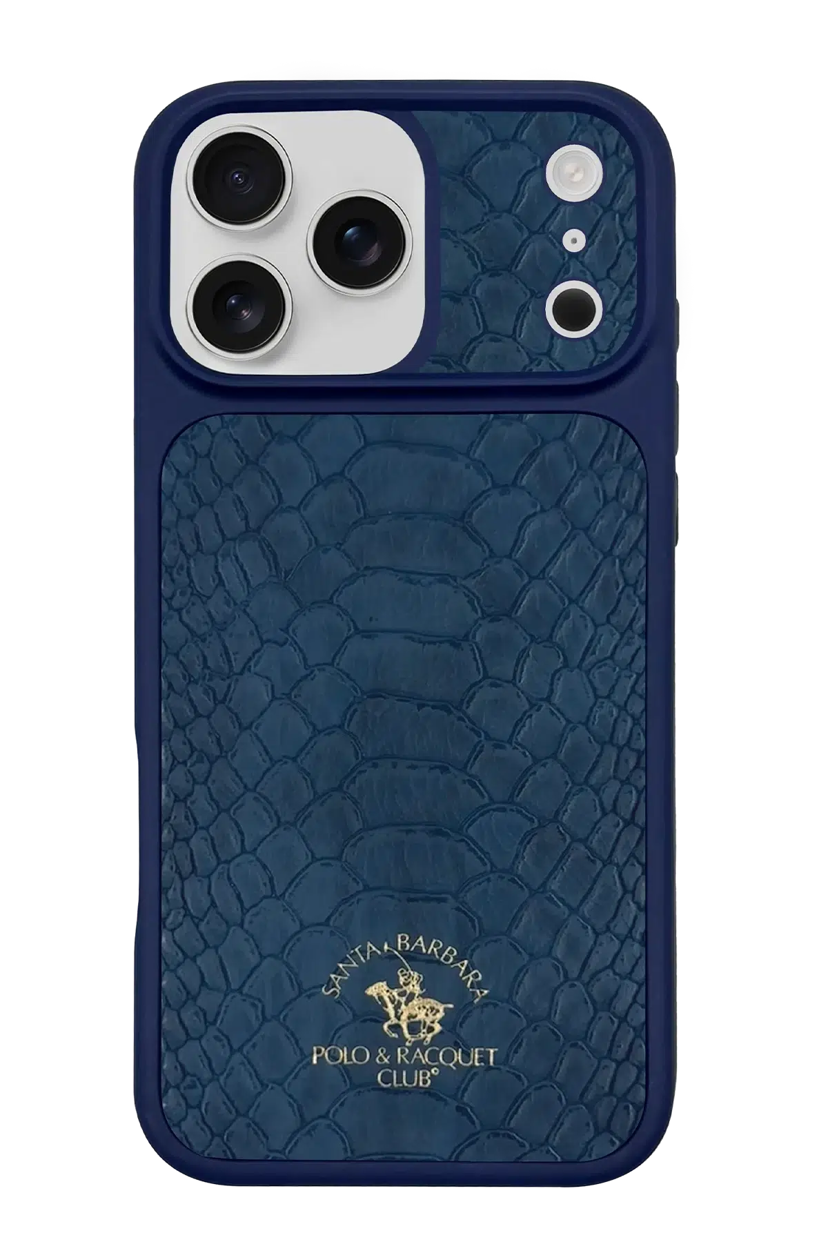 Santa Barbara Polo Racquet Club Apple iPhone 17 Pro Max Knight Deri Kapak - Lacivert