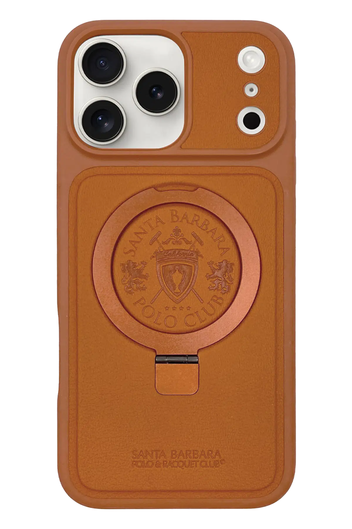 Santa Barbara Polo Racquet Club Apple iPhone 17 Pro Max Primo Magsafe Stand Kapak - Turuncu
