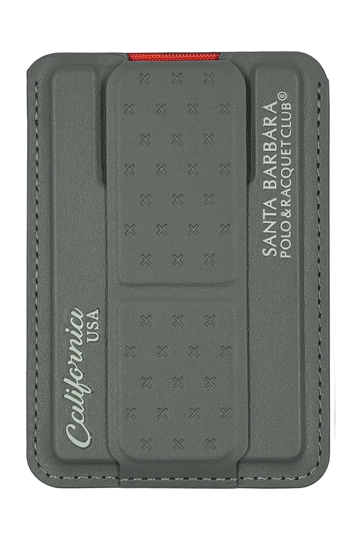 Santa Barbara Polo Racquet Club Beck Serisi Stant Özellikli Magsafe Kartlık - Gri