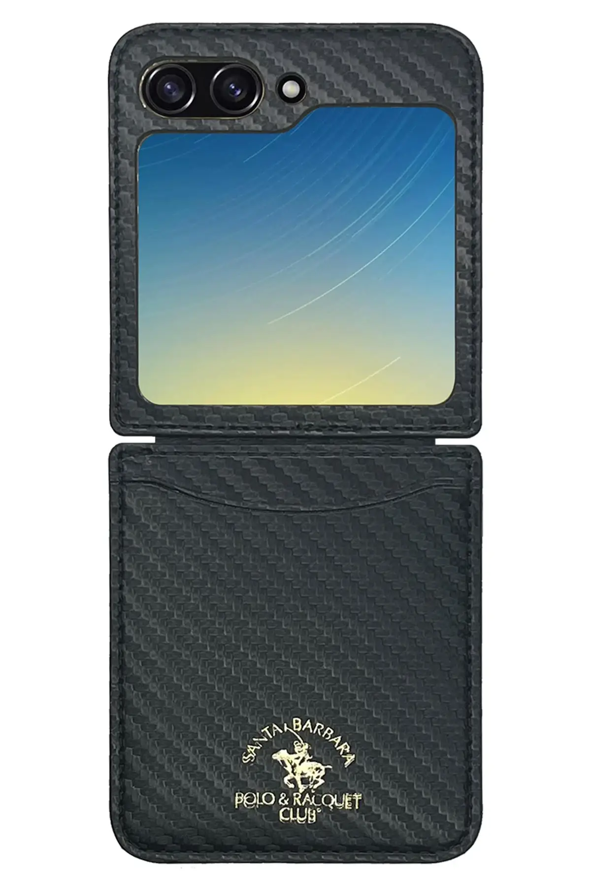 Santa Barbara Polo Racquet Club Samsung Galaxy Z Flip 5 Kent Kapak - Siyah