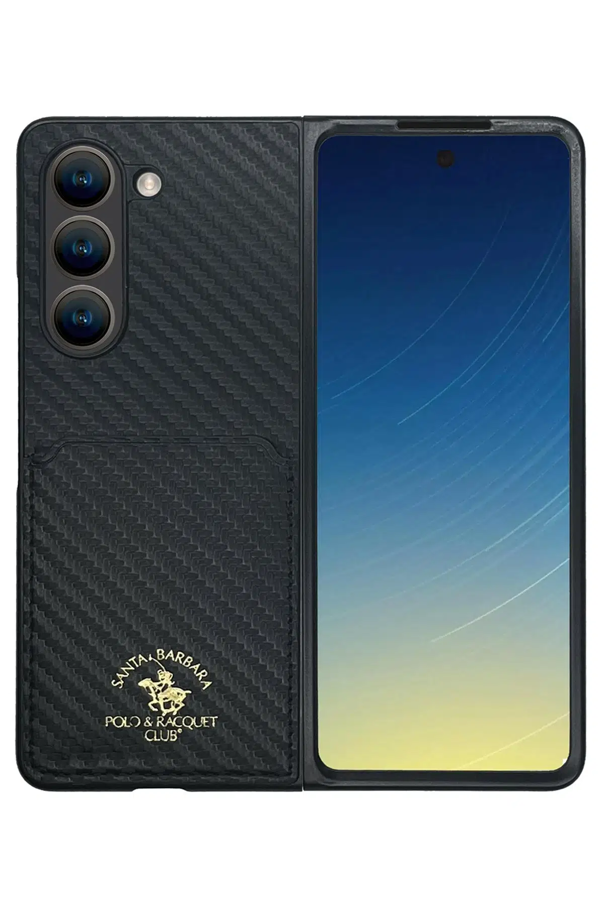 Santa Barbara Polo Racquet Club Samsung Galaxy Z Fold 5 Kent Kapak - Siyah