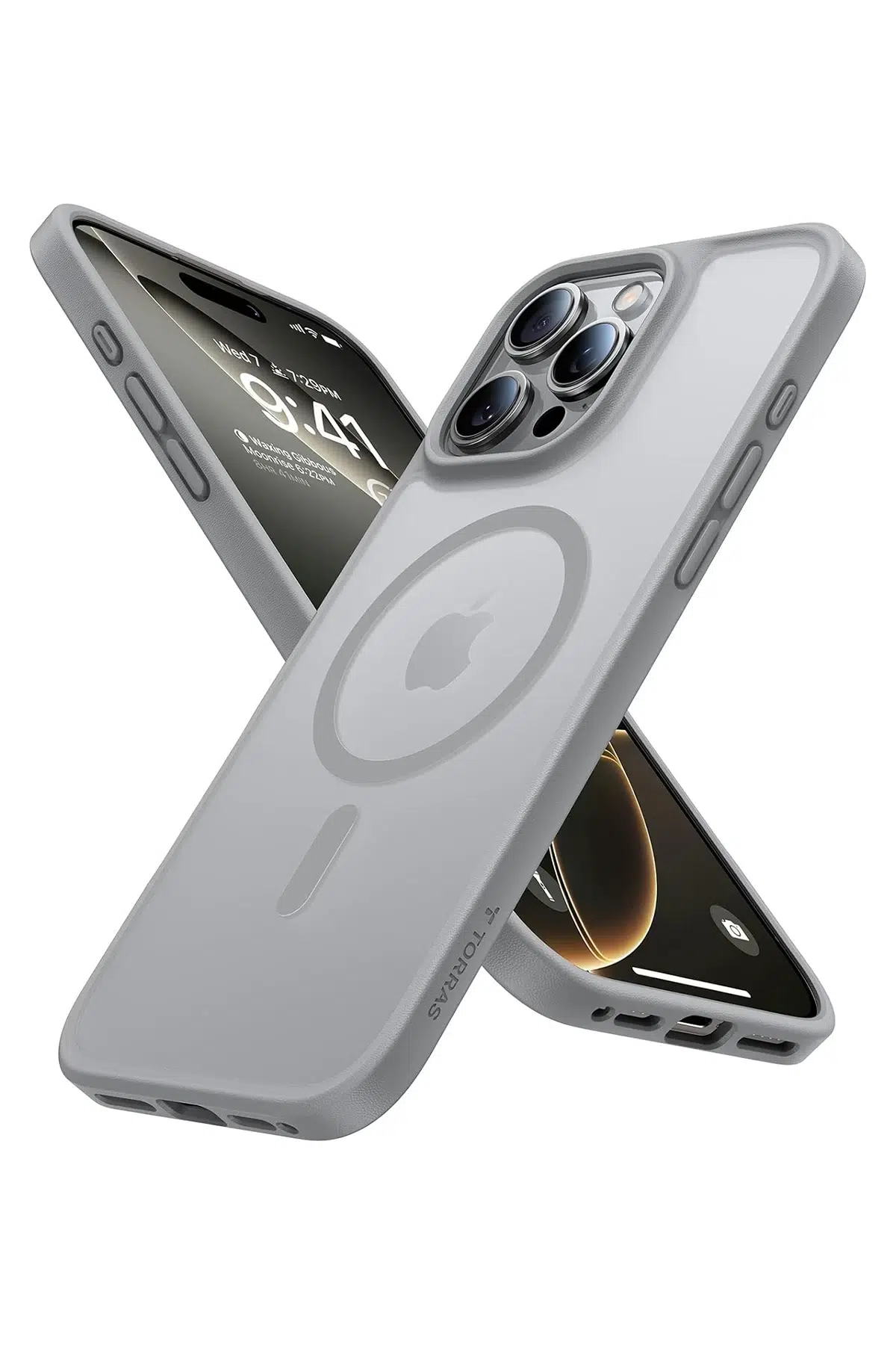 Torras Apple iPhone 16 Pro Guardian Magsafe Kılıf - Titan Gri