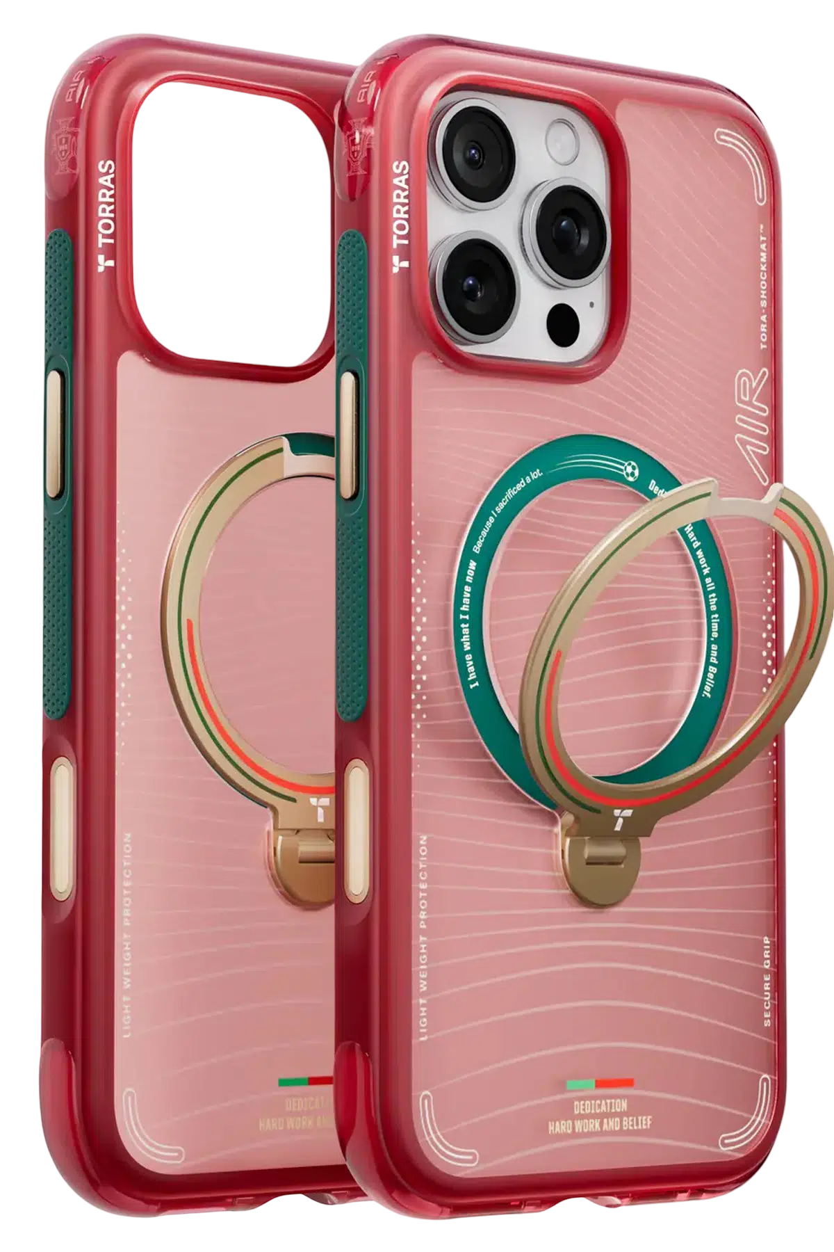 Torras Apple iPhone 16 Pro Max OStand Q3 Air World Cup Serisi Magsafe Kılıf - Wave of Passion