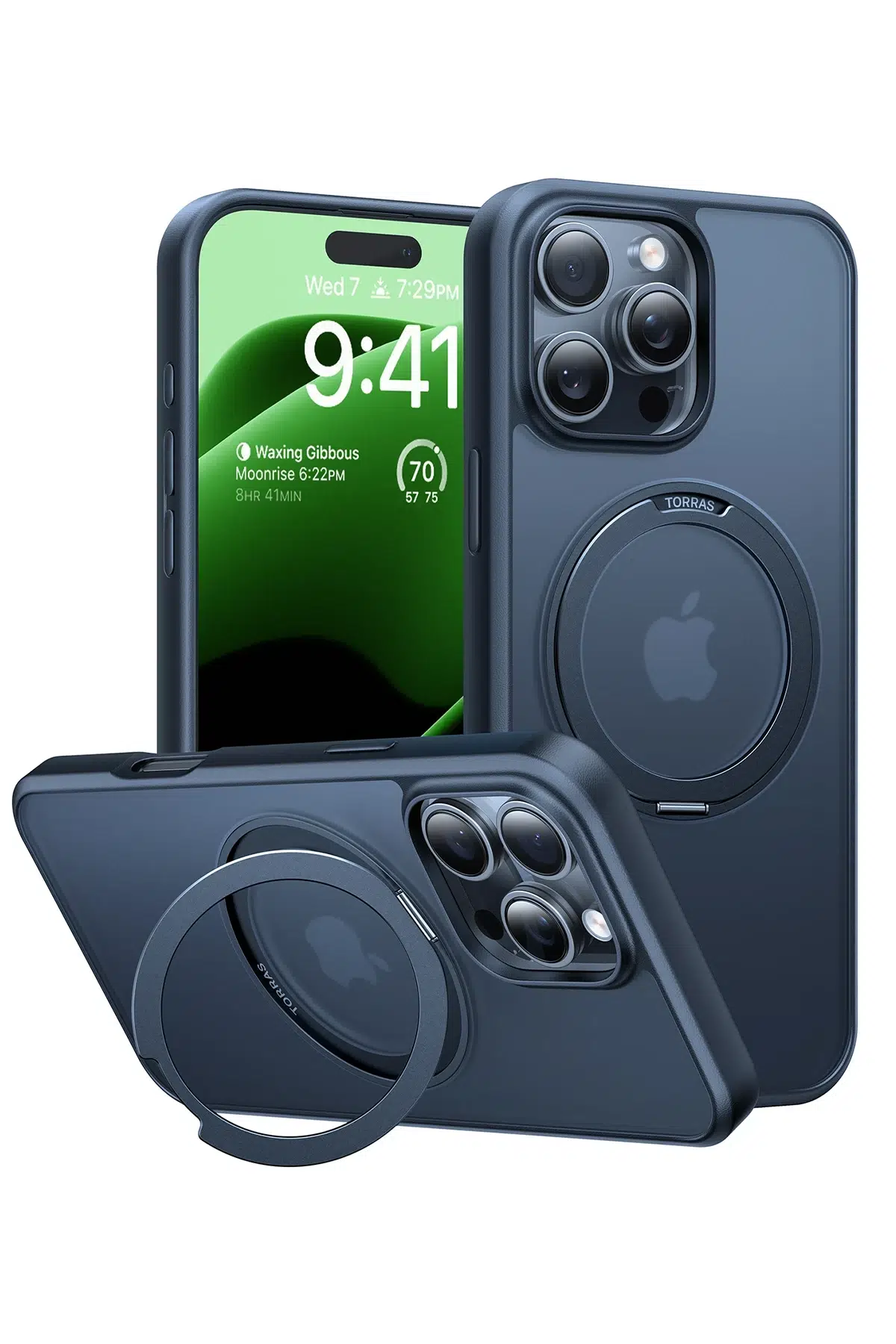 Torras Apple iPhone 16 Pro O Stand Pro Serisi Magsafe Kılıf - Siyah