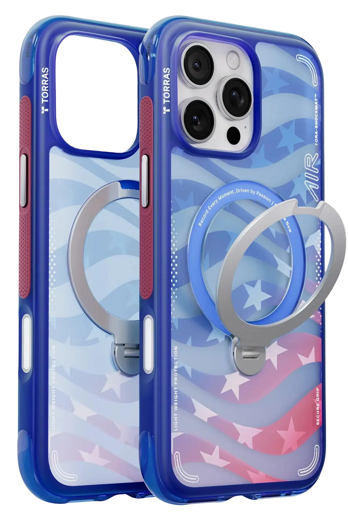 Torras Apple iPhone 16 Pro OStand Q3 Air World Cup Serisi Magsafe Kılıf - Starlight