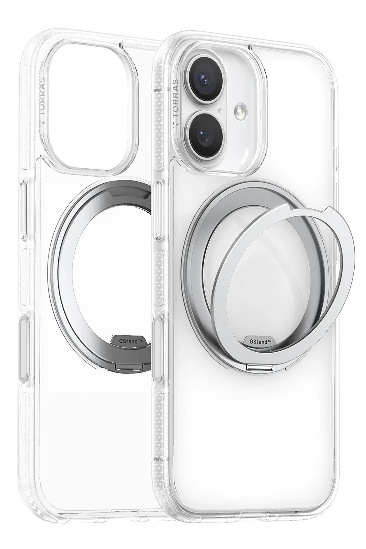 Torras Apple iPhone 17 O Stand R Fitness Serisi Magsafe Kılıf - Şeffaf