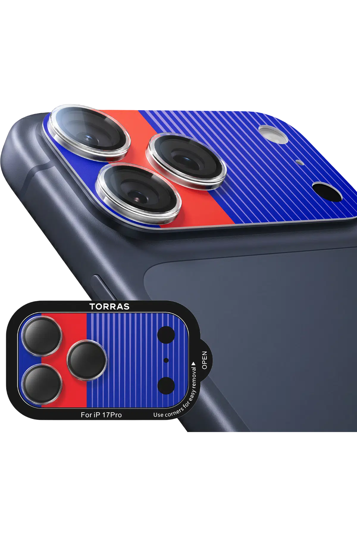 Torras Apple iPhone 17 Pro Camera Go World Cup Serisi Kamera Lens Koruyucu - Horizon