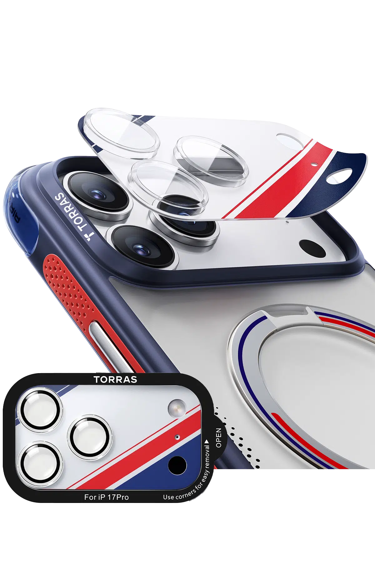 Torras Apple iPhone 17 Pro Camera Go World Cup Serisi Kamera Lens Koruyucu - Lion
