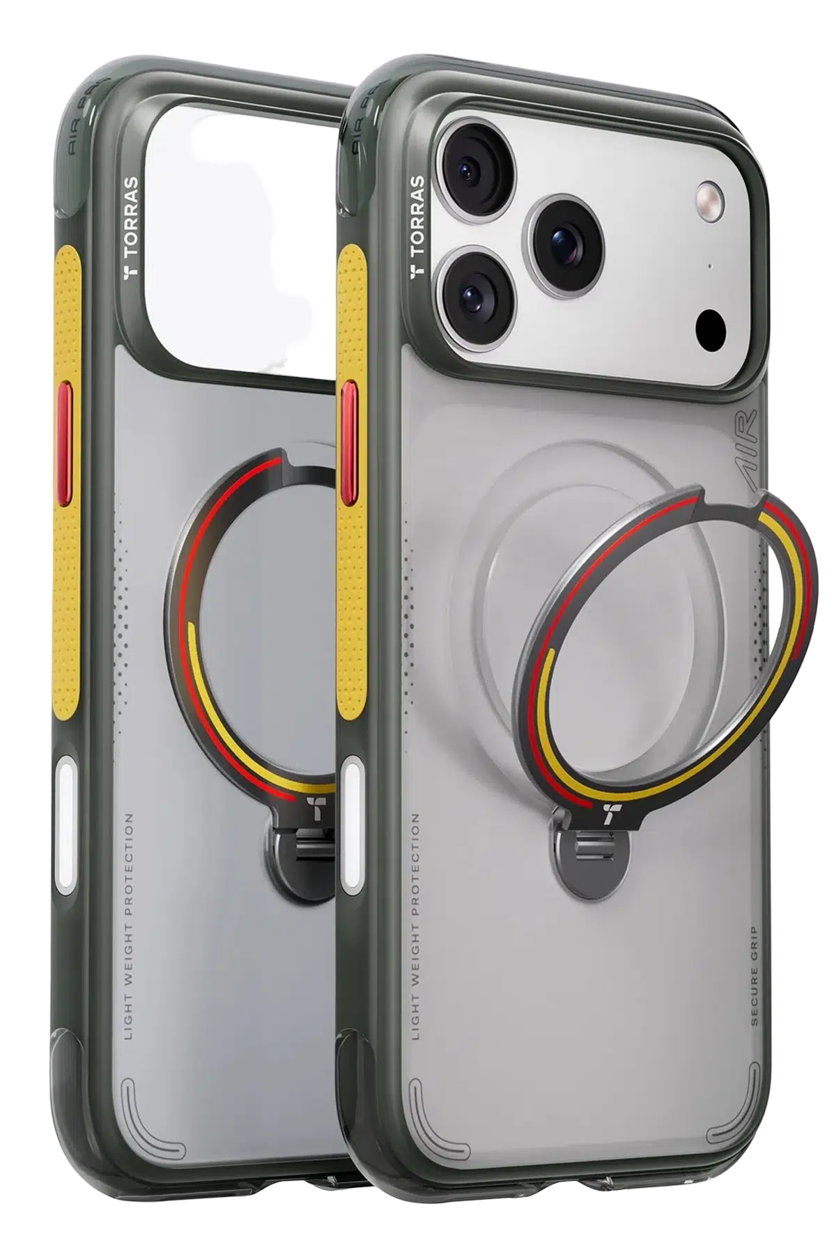 Torras Apple iPhone 17 Pro Max OStand Q3 Air World Cup Serisi Magsafe Kılıf - Iron