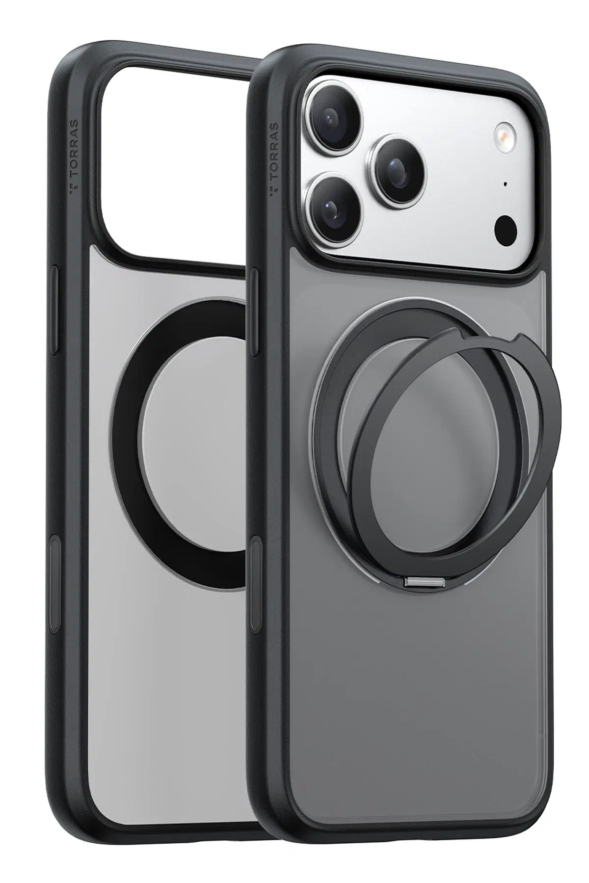 Torras Apple iPhone 17 Pro O Stand Pro Serisi Magsafe Kılıf - Siyah
