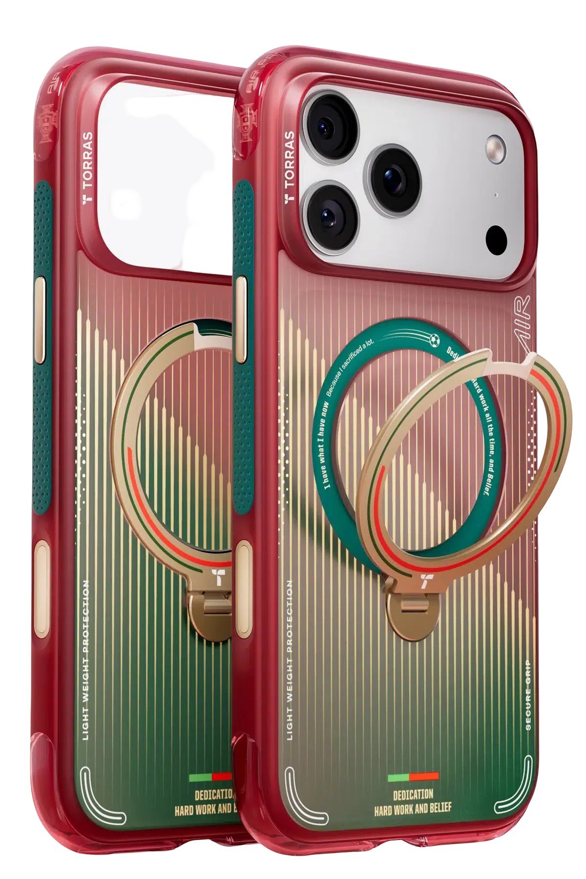 Torras Apple iPhone 17 Pro OStand Q3 Air World Cup Serisi Magsafe Kılıf - Glory Slash