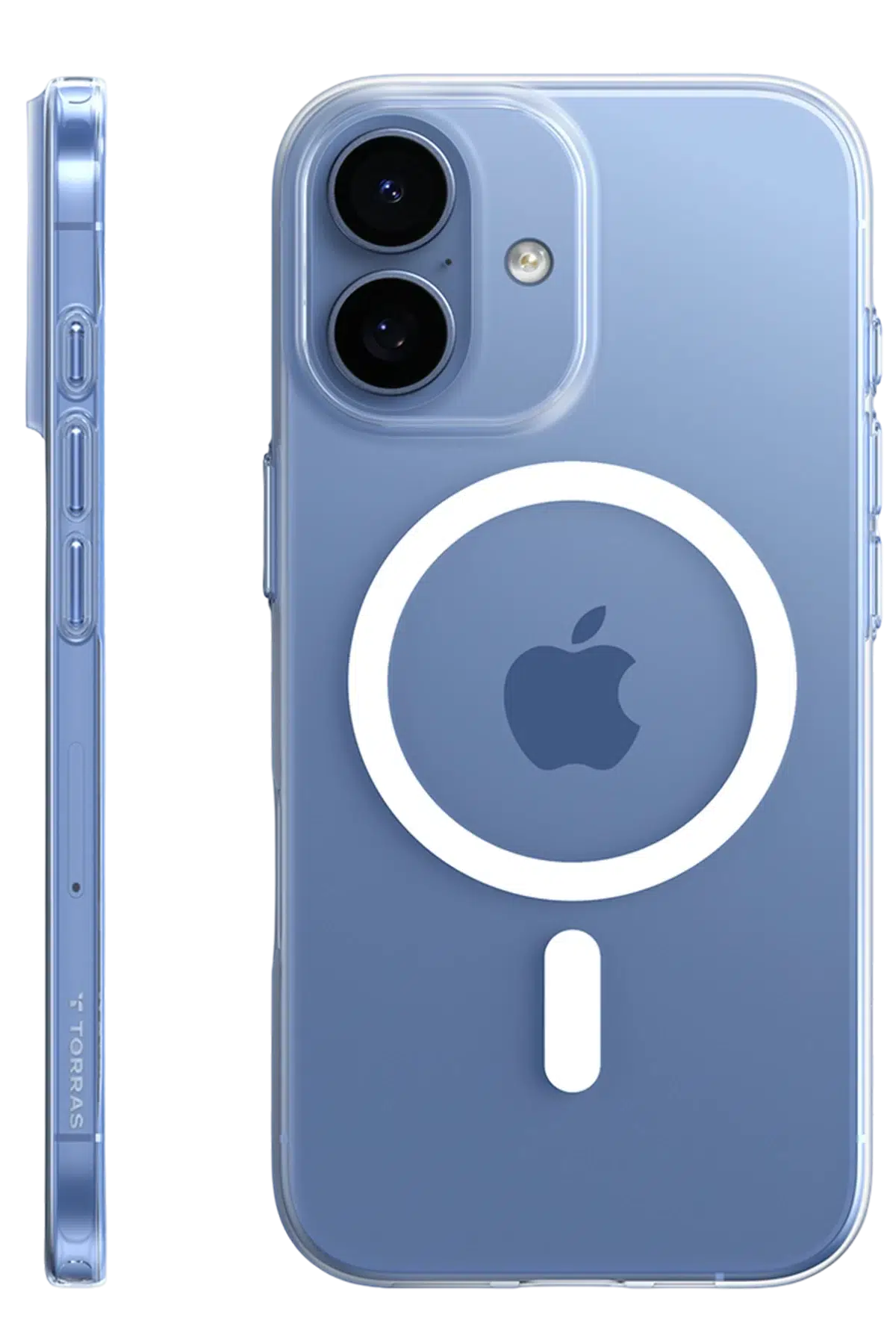 Torras Apple iPhone 17 SlimFit Magsafe Kılıf - Şeffaf