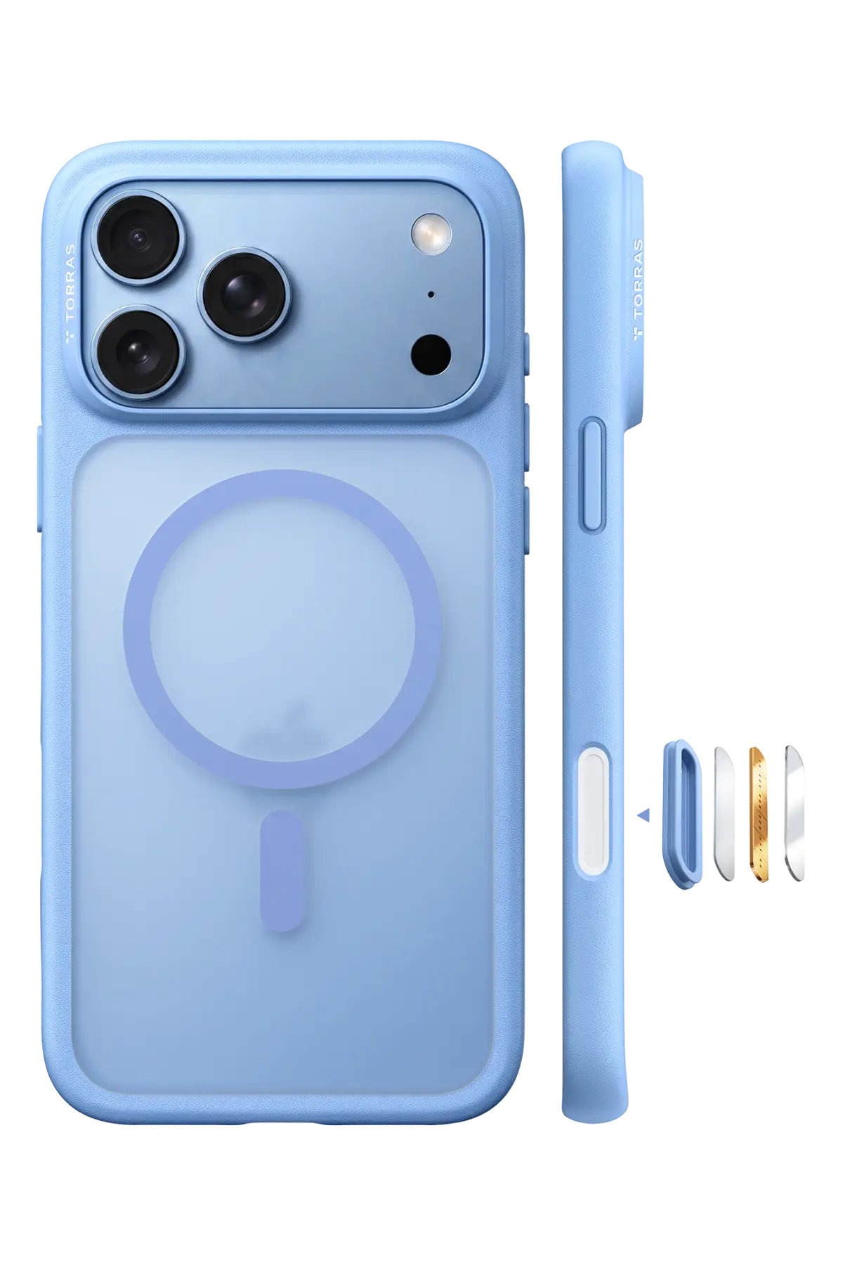 Torras Apple iPhone 18 Pro Max Guardian Magsafe Kılıf - Mavi