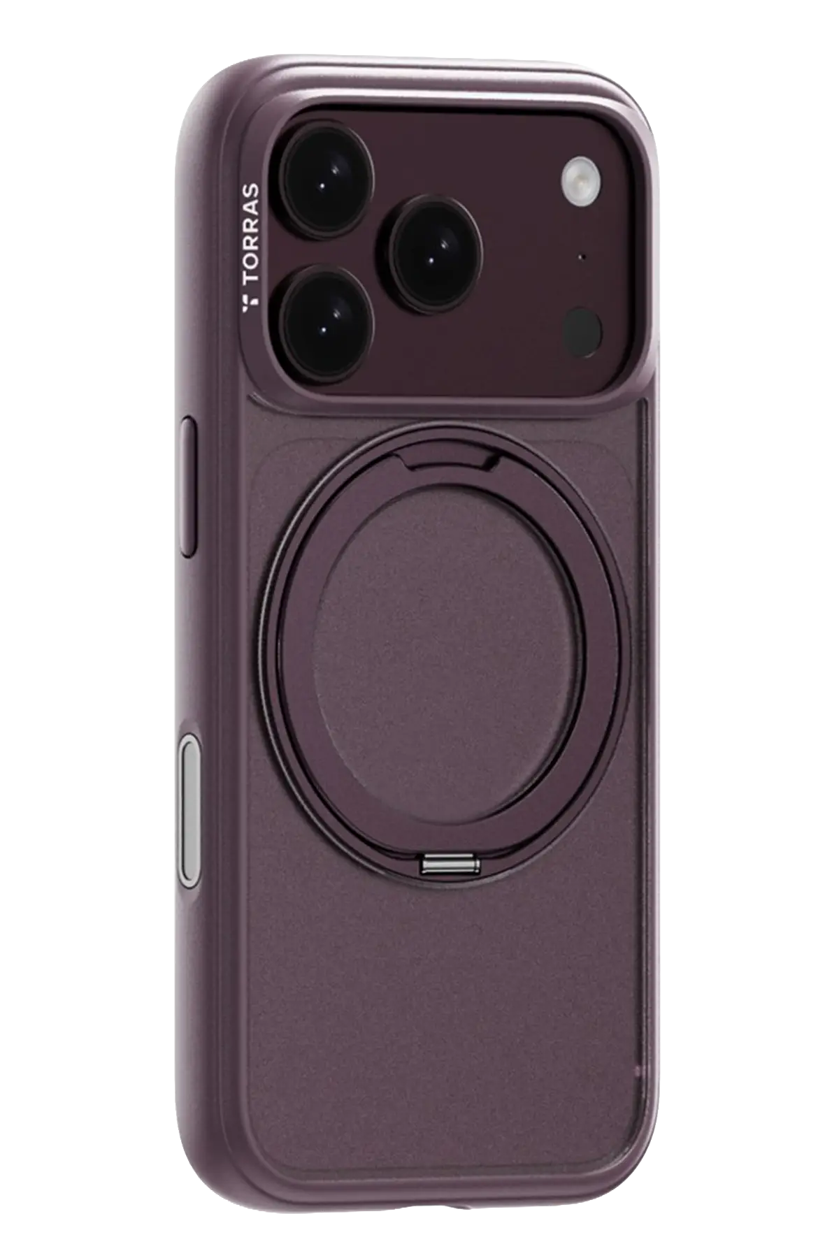 Torras Apple iPhone 18 Pro Max Ostand O1 Guardian Standlı Magsafe Kapak - Bordo