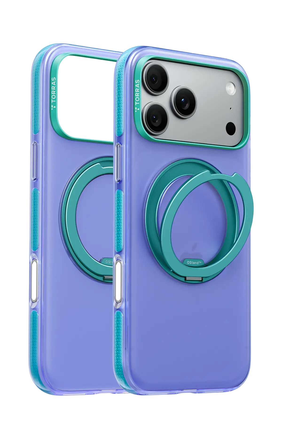 Torras Apple iPhone 18 Pro Max Ostand O3 Hue Standlı Magsafe Kapak - Mavi