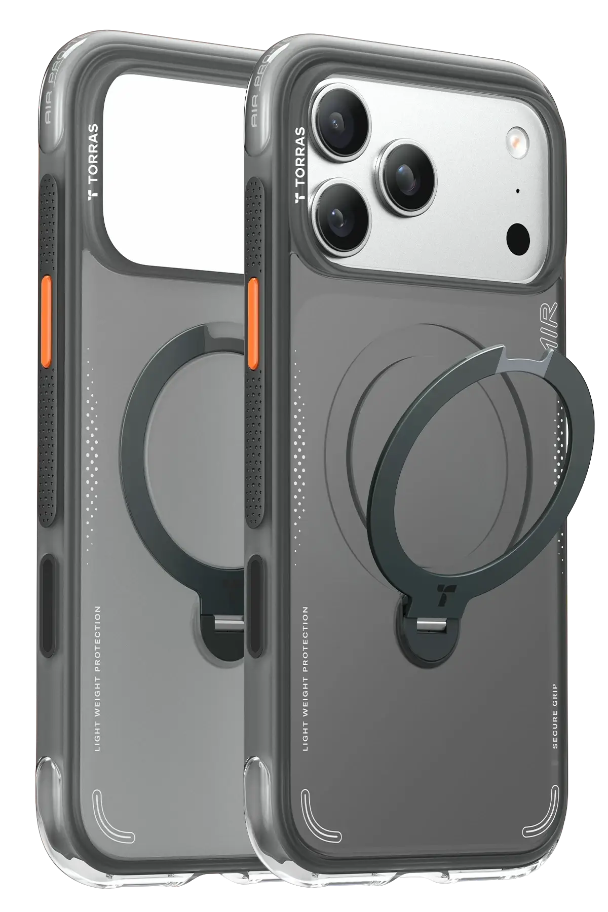 Torras Apple iPhone 18 Pro Max Ostand Q3 Air Standlı Magsafe Kapak - Siyah