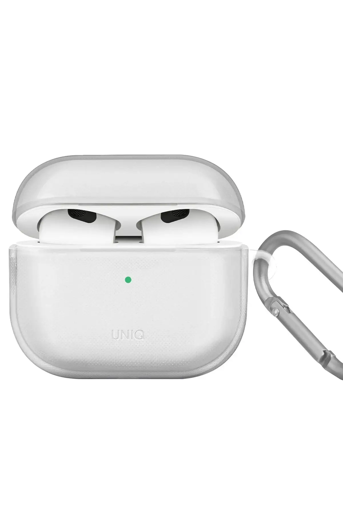 Uniq Apple Airpods 3 (3.nesil) Glase Silikon Kılıf - Şeffaf