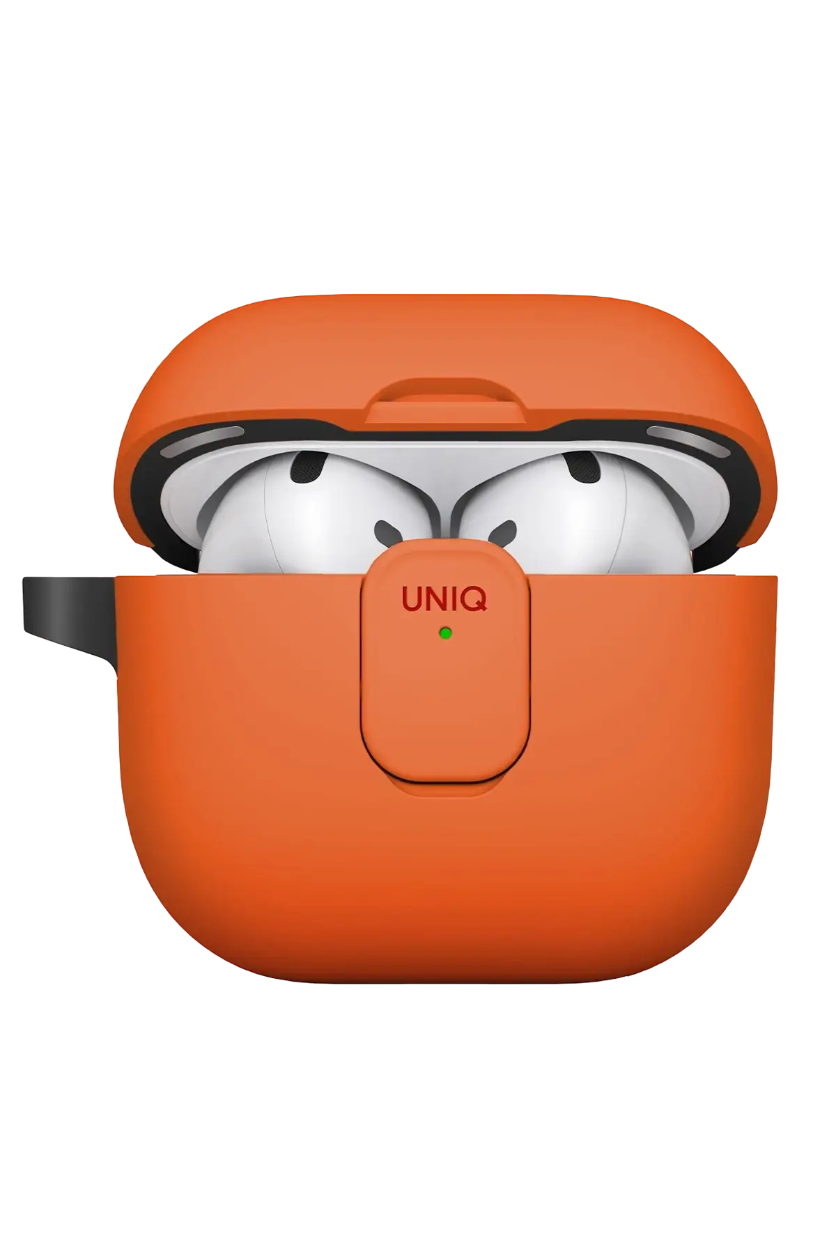 Uniq Apple Airpods 4 (4.nesil) Clyde Kilitli Kılıf - Turuncu