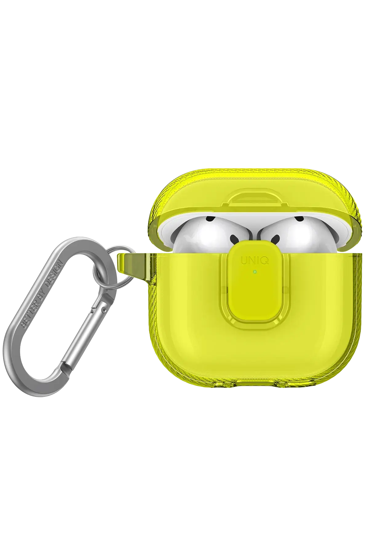 Uniq Apple Airpods 4 (4.nesil) Glase Pro Kilitli Kılıf - Yeşil