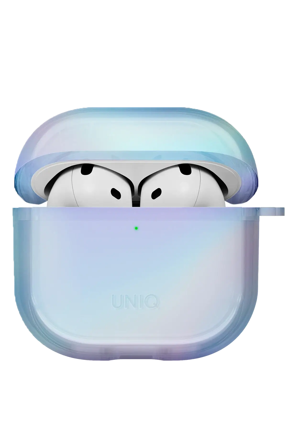 Uniq Apple Airpods 4 (4.nesil) Iridescia Hang Kılıf - Mavi