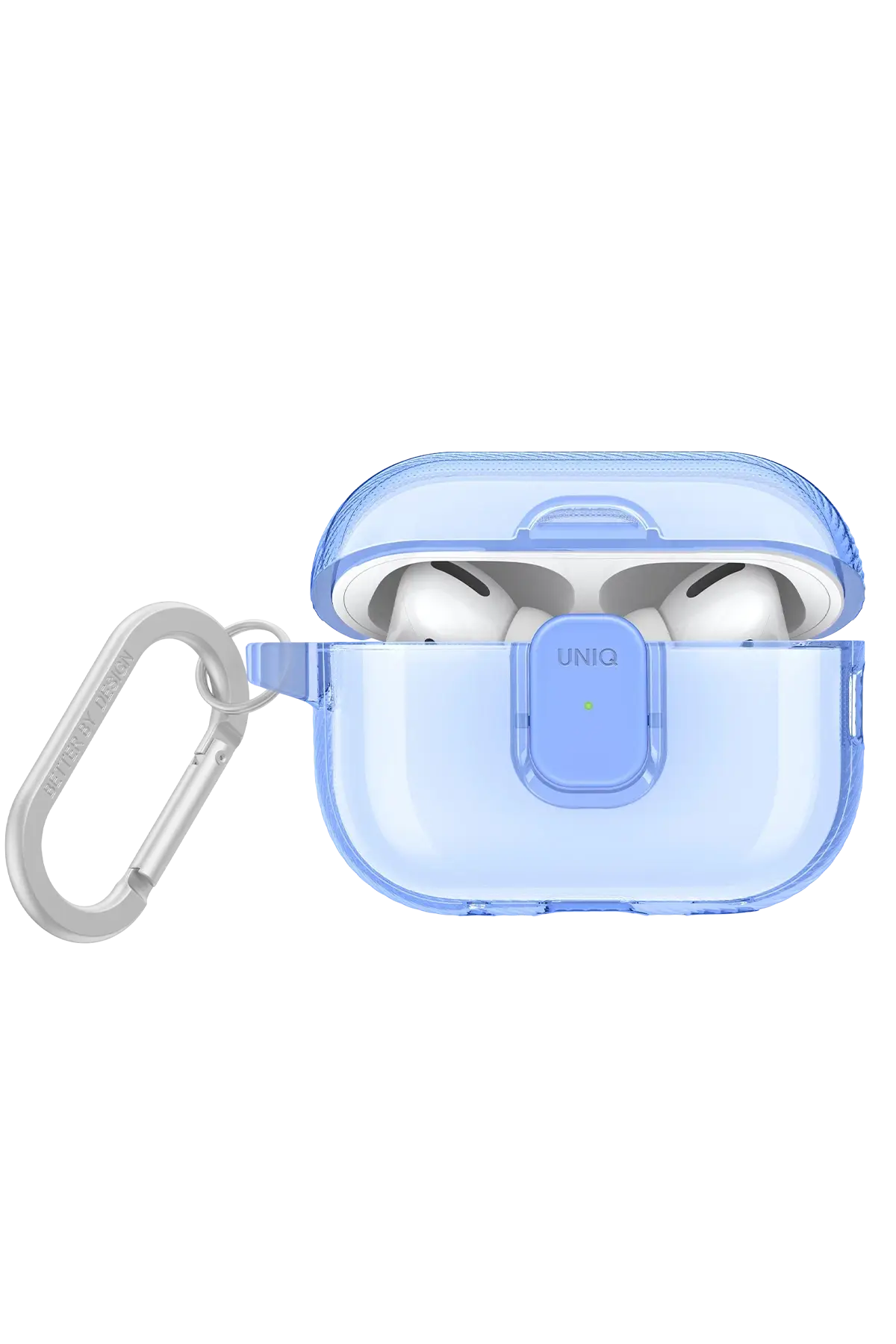 Uniq Apple Airpods Pro 2 (2.nesil) Glase Pro Kilitli Kılıf - Mavi