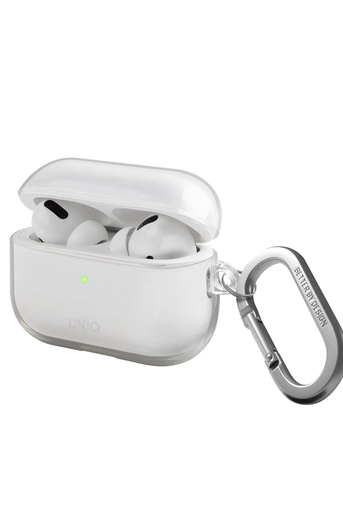 Uniq Apple Airpods Pro 2 (2.nesil) Glase Silikon Kılıf - Şeffaf