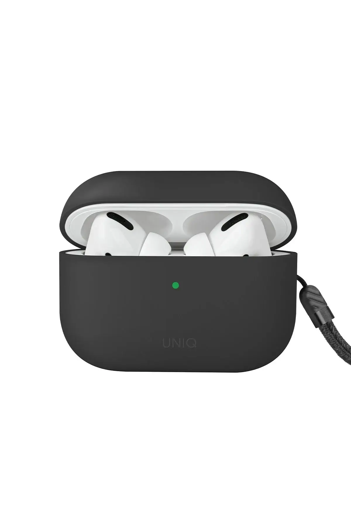 Uniq Apple Airpods Pro 2 (2.nesil) Lino Silikon Kılıf - Gri
