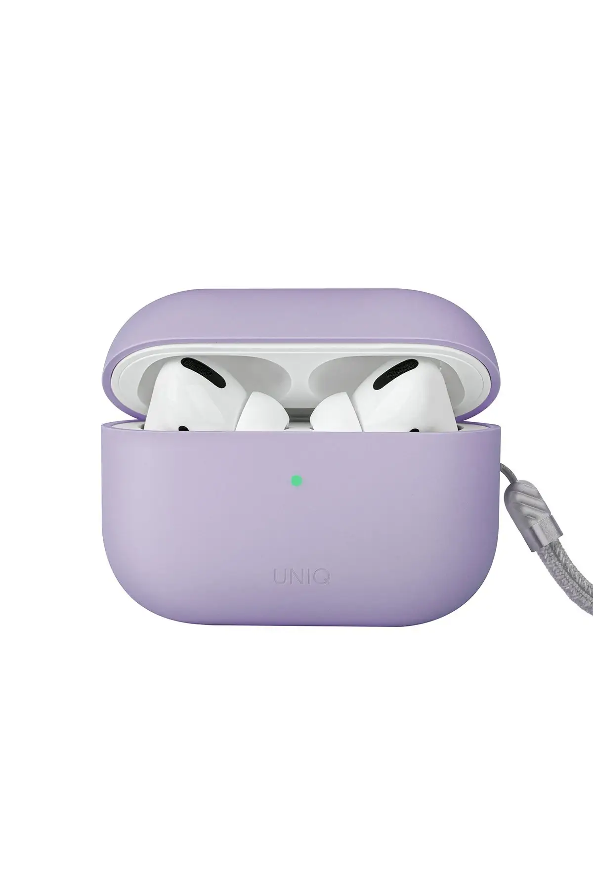 Uniq Apple Airpods Pro 2 (2.nesil) Lino Silikon Kılıf - Lila