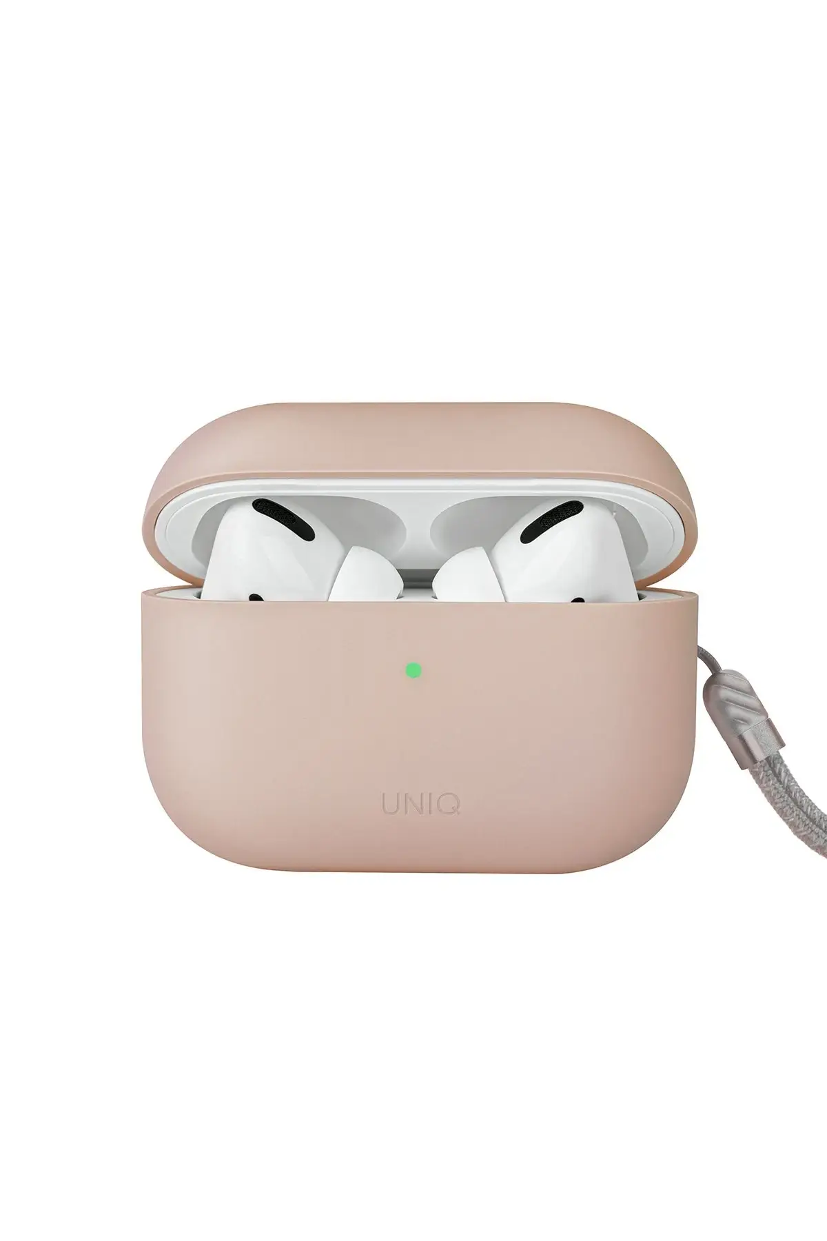 Uniq Apple Airpods Pro 2 (2.nesil) Lino Silikon Kılıf - Pembe