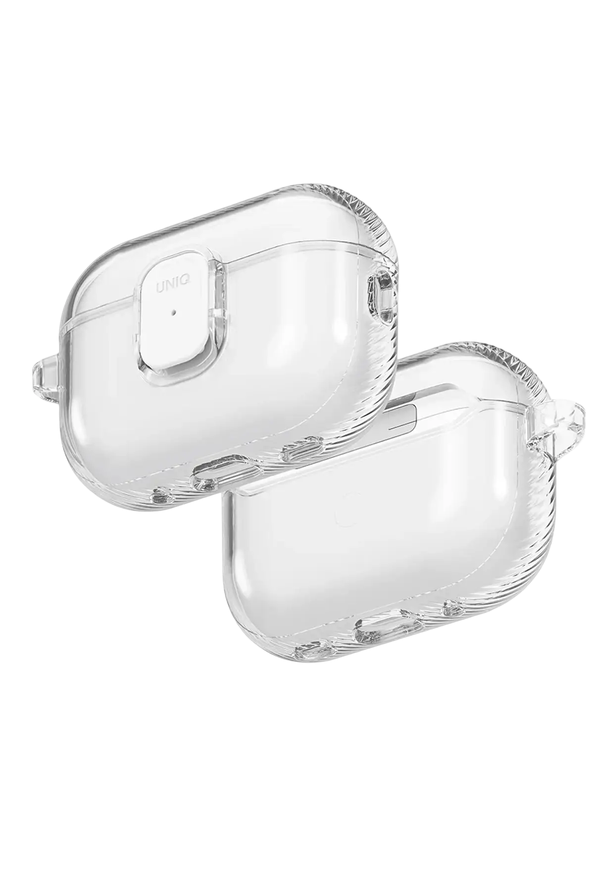 Uniq Apple Airpods Pro 3 (3.nesil) Glase Pro Kilitli Kılıf - Şeffaf