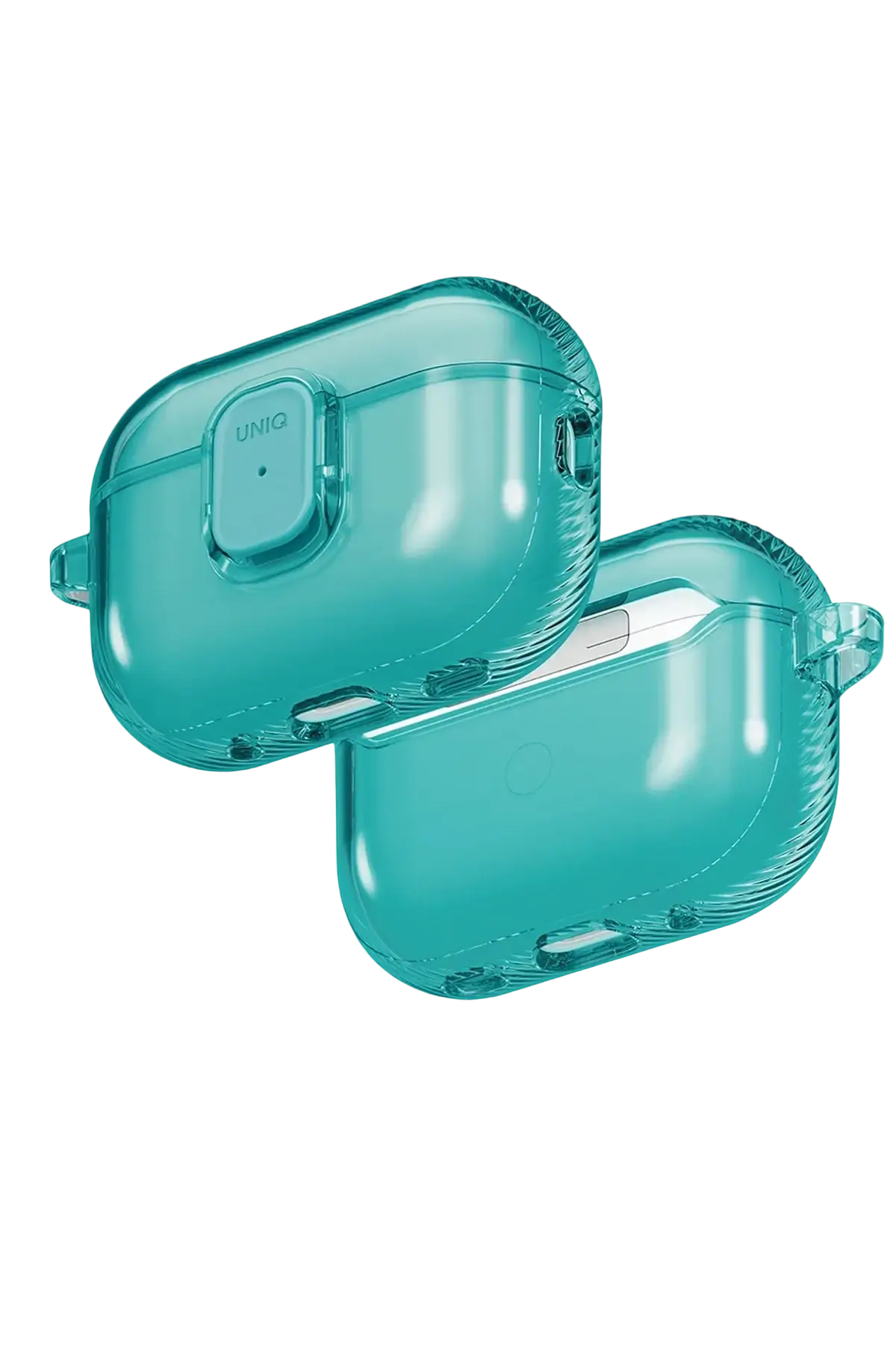 Uniq Apple Airpods Pro 3 (3.nesil) Glase Pro Kilitli Kılıf - Turkuaz