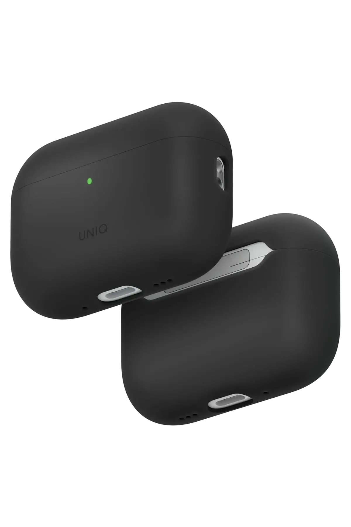 Uniq Apple Airpods Pro 3 (3.nesil) Lino Silikon Kılıf - Gri