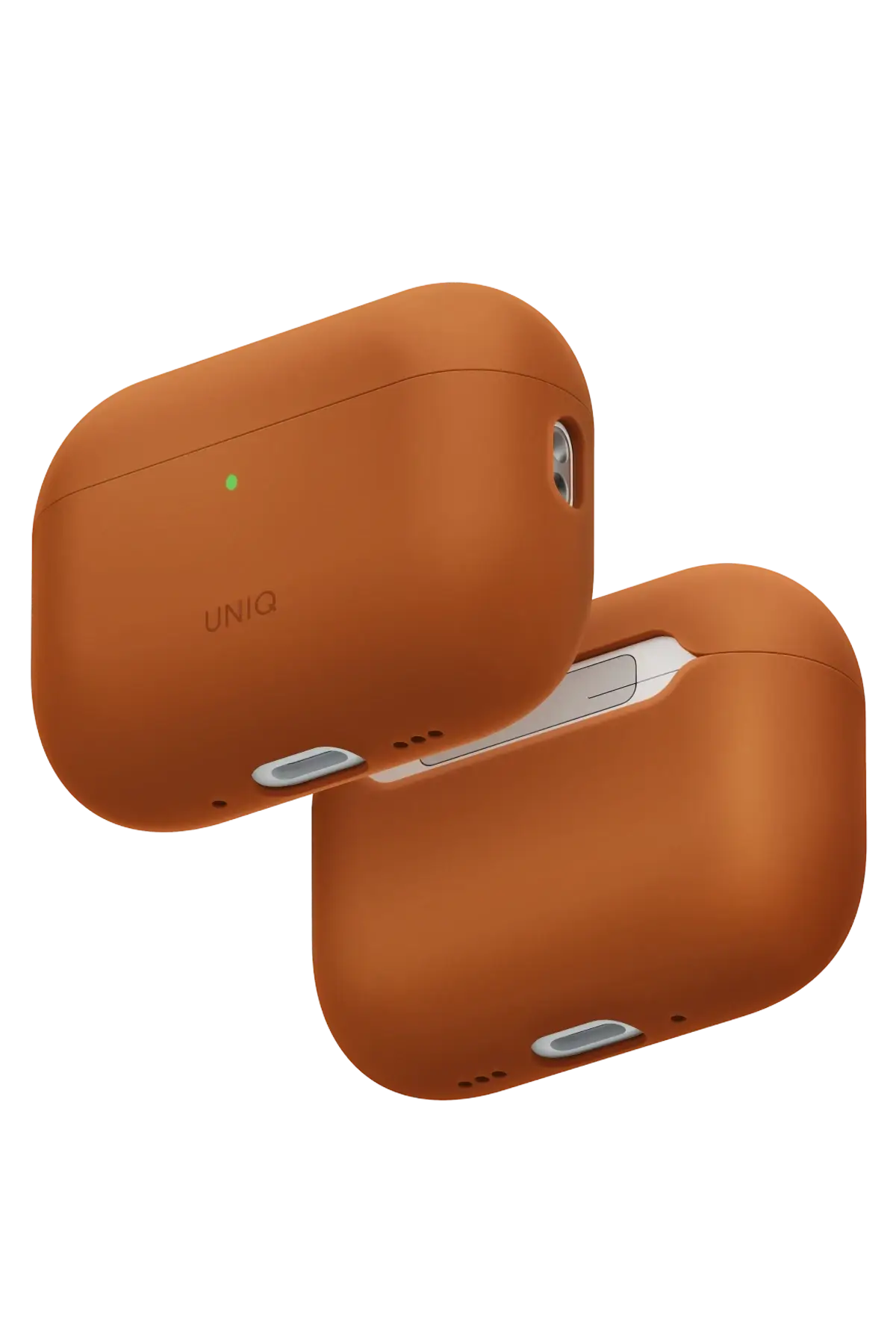 Uniq Apple Airpods Pro 3 (3.nesil) Lino Silikon Kılıf - Turuncu