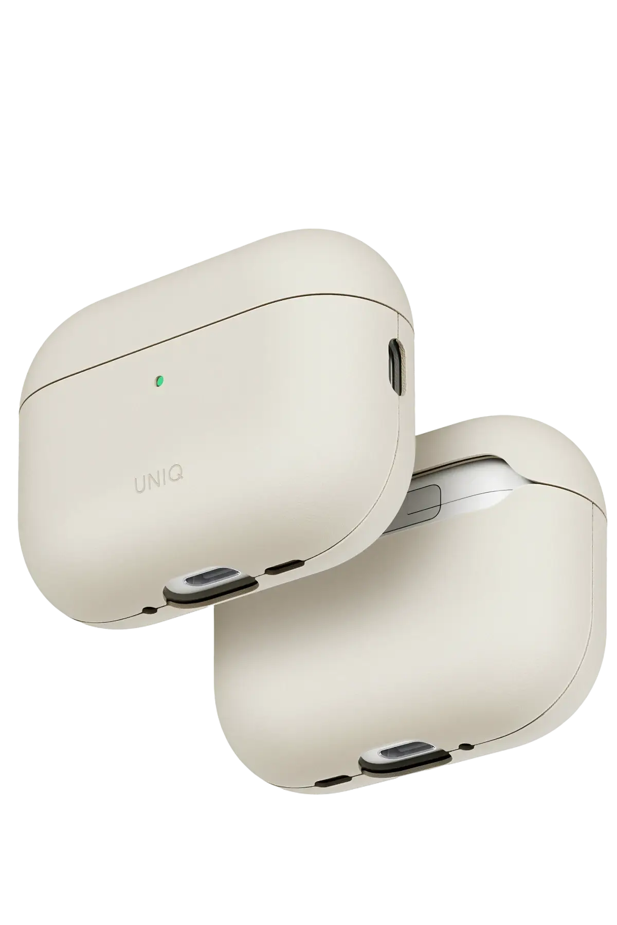 Uniq Apple Airpods Pro 3 (3.nesil) Lyden Vex Deri Kılıf - Gri