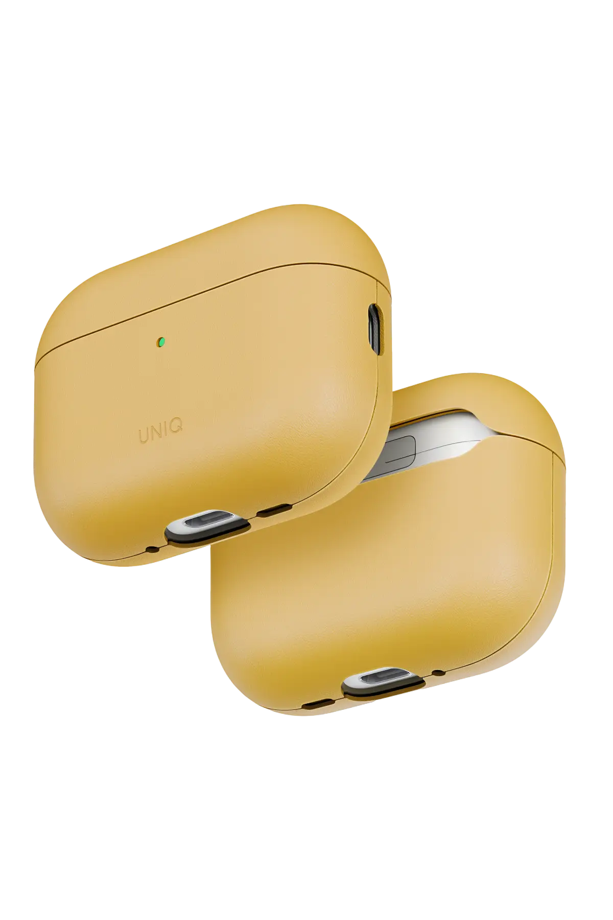 Uniq Apple Airpods Pro 3 (3.nesil) Lyden Vex Deri Kılıf - Sarı