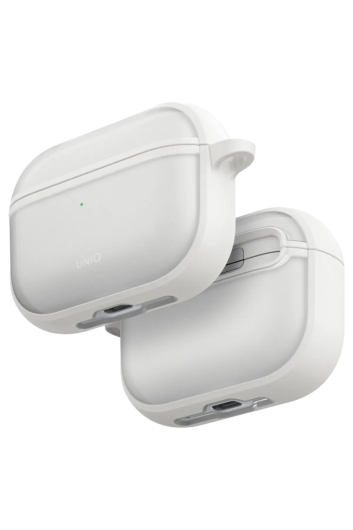 Uniq Apple Airpods Pro 3 (3.nesil) Veren Frosted Hang Kılıf - Beyaz