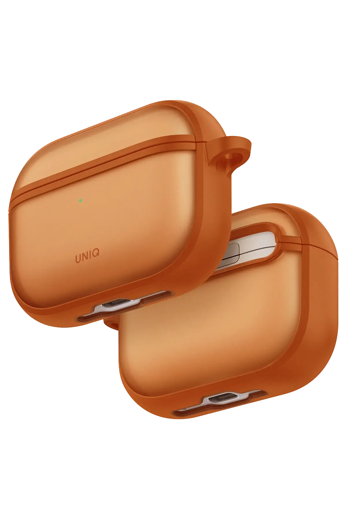 Uniq Apple Airpods Pro 3 (3.nesil) Veren Frosted Hang Kılıf - Turuncu