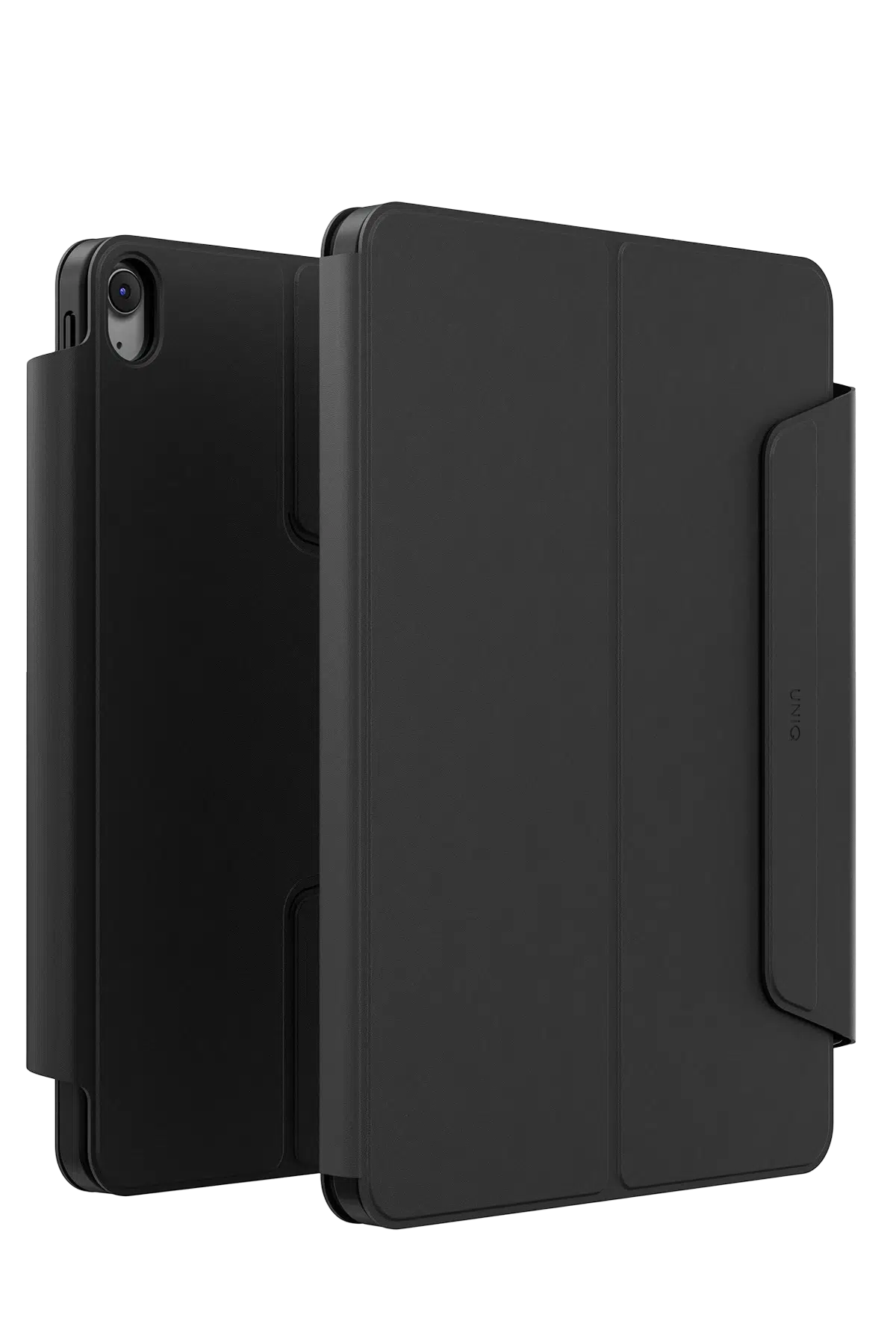 Uniq Apple iPad 2025 10.9 10.Nesil (A16) Rovus Snapmount 360 Derece Dönebilen Manyetik Tablet Kılıf - Siyah