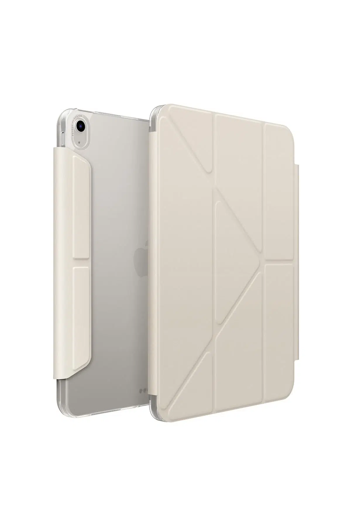 Uniq Apple iPad Air 11 (2024) Camden Katlanabilir Tablet Kapak - Bej