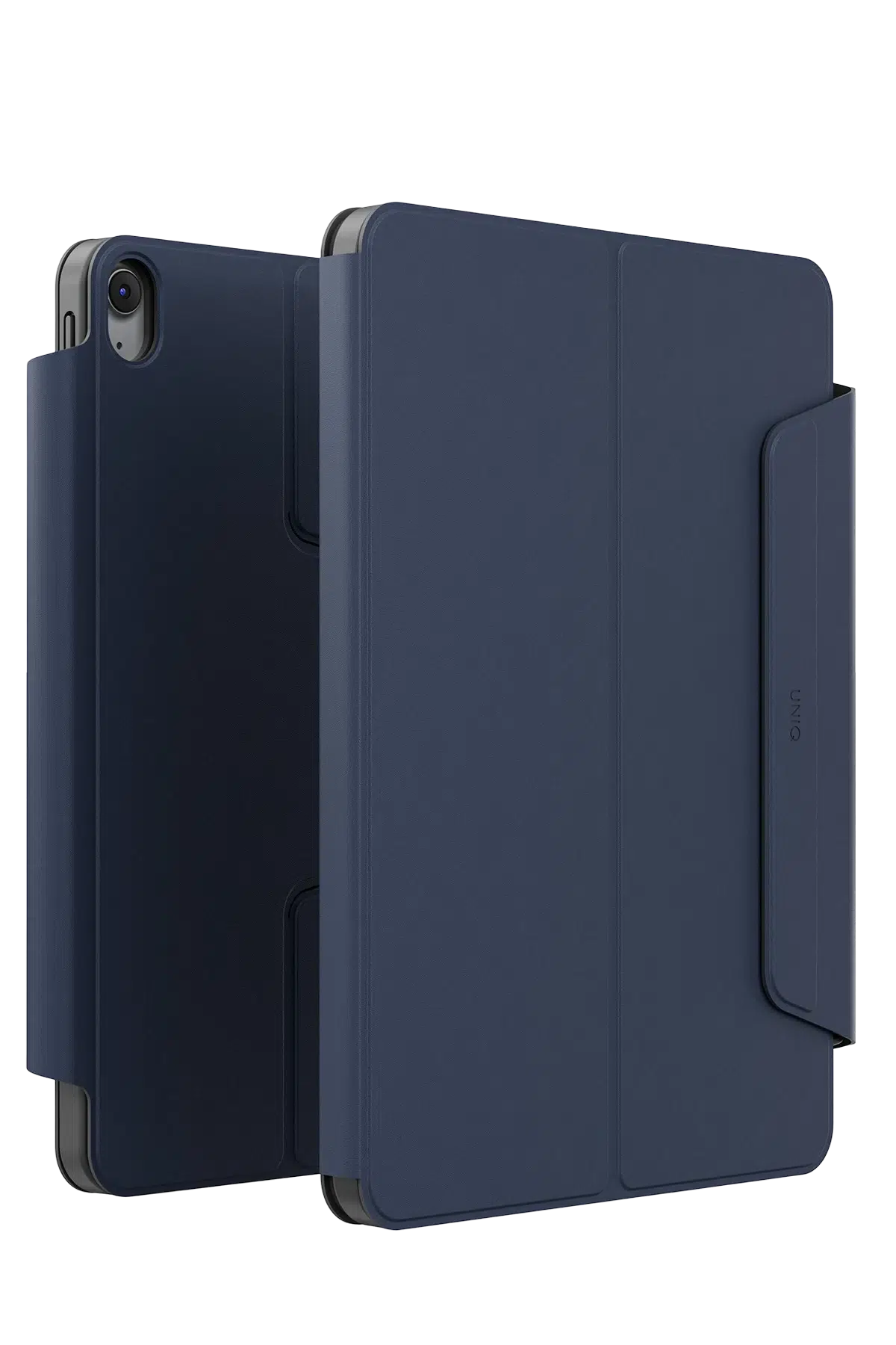 Uniq Apple iPad Air 11 (2024) Rovus Snapmount 360 Derece Dönebilen Manyetik Tablet Kılıf - Lacivert