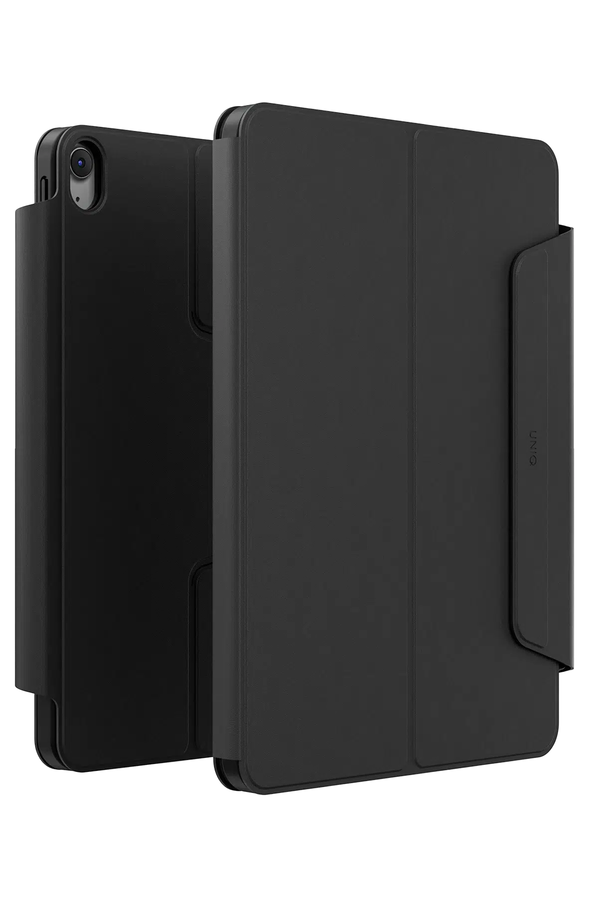 Uniq Apple iPad Air 13 (2024) Rovus Snapmount 360 Derece Dönebilen Manyetik Tablet Kılıf - Siyah