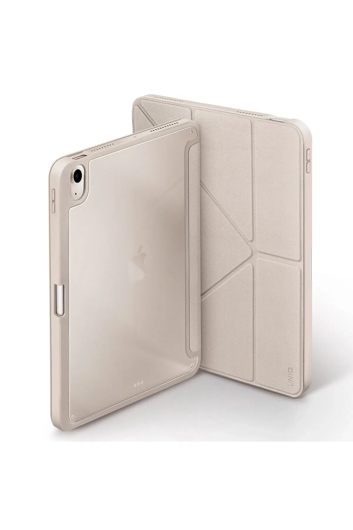 Uniq Apple iPad Air 4 10.9 Moven Standlı Tablet Kapak - Bej