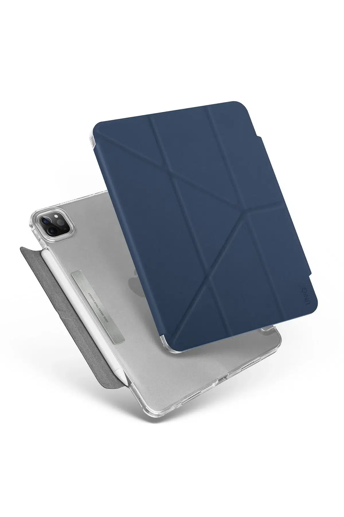 Uniq Apple iPad Pro 11 (2022) Camden Katlanabilir Tablet Kapak - Mavi