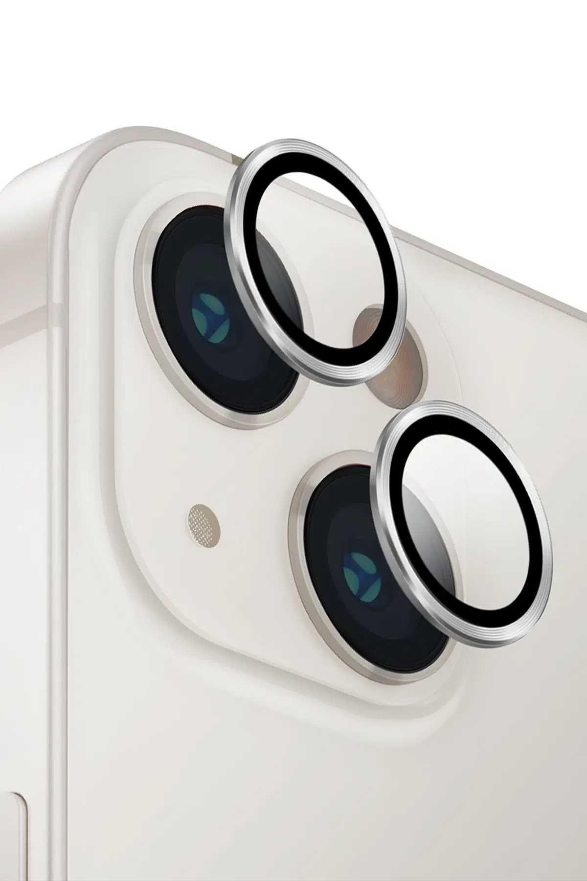 Uniq Apple iPhone 14 Optix Kamera Lens Koruyucu - Gümüş