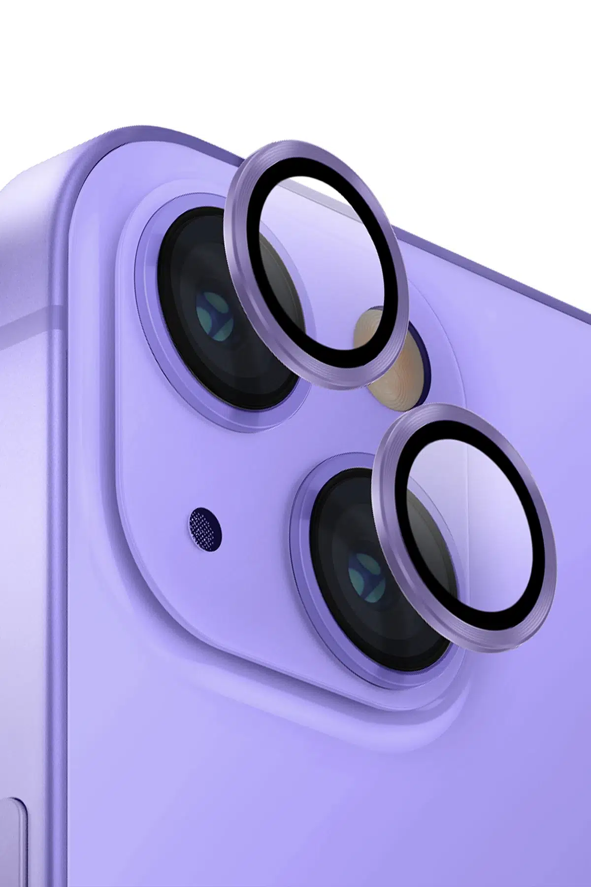 Uniq Apple iPhone 14 Optix Kamera Lens Koruyucu - Lila
