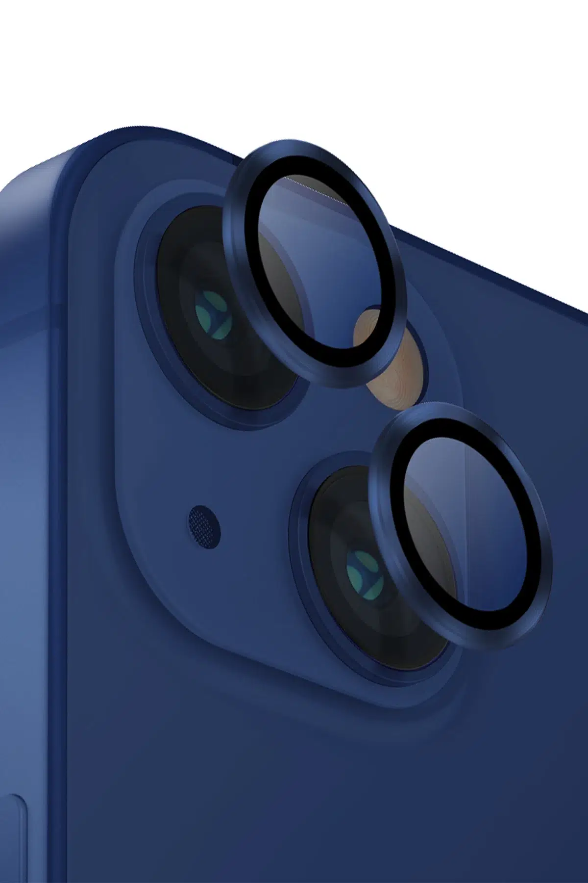 Uniq Apple iPhone 14 Optix Kamera Lens Koruyucu - Mavi