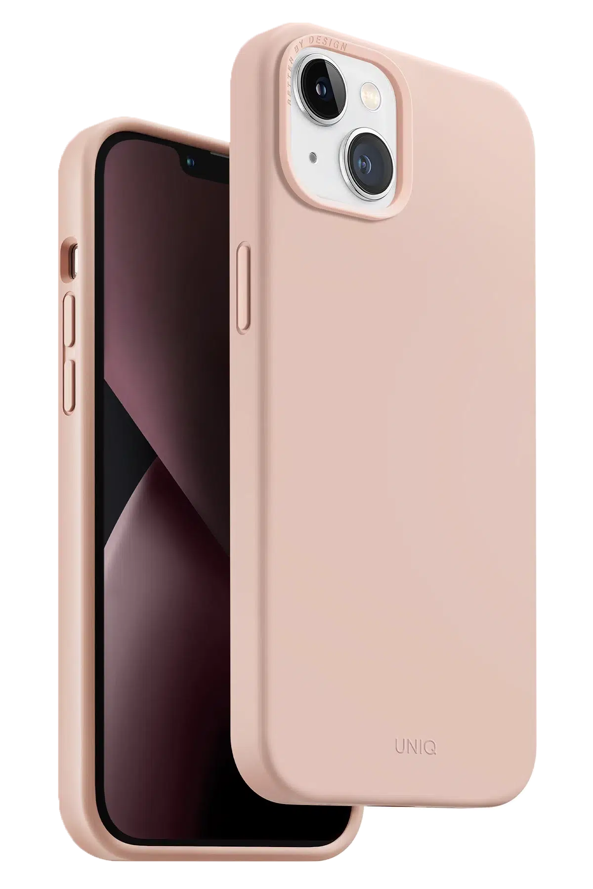 Uniq Apple iPhone 14 Plus Lino Silikon Kapak - Pembe