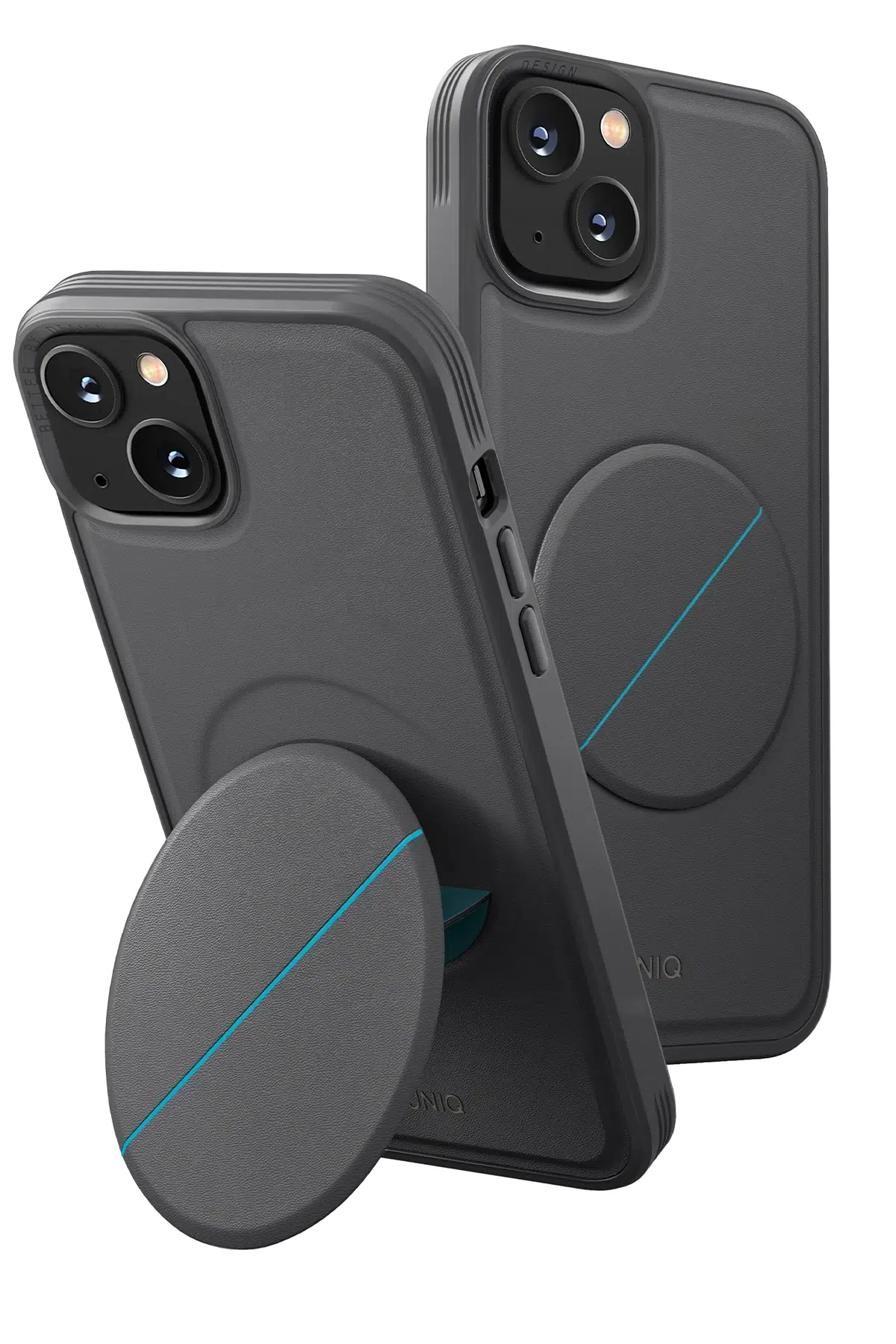 Uniq Apple iPhone 14 Plus Novo Standlı Kapak - Gri